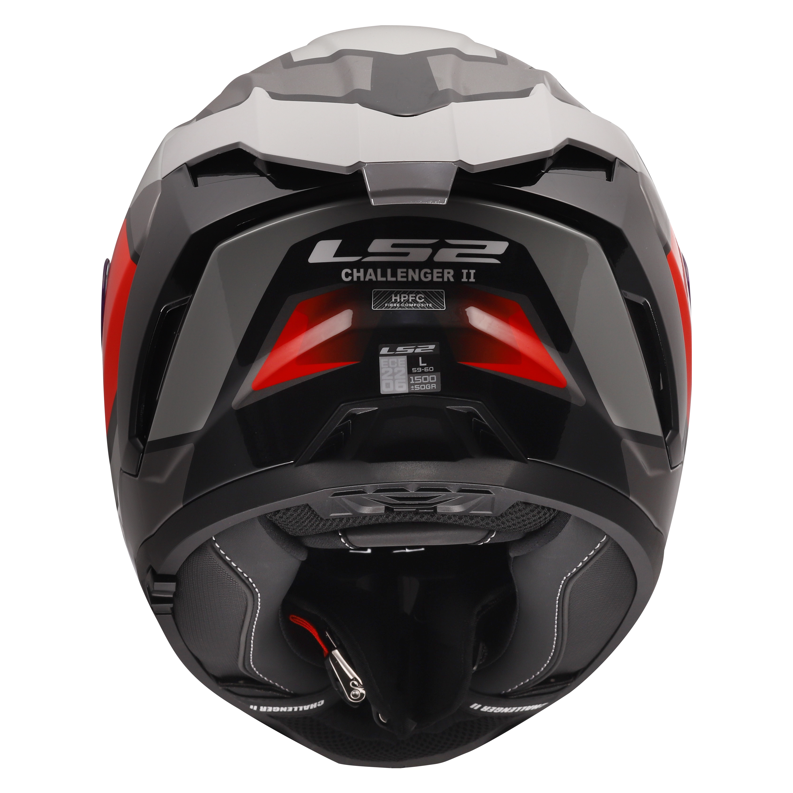 LS2 FF817 CHALLENGER II VIPER GREY RED 168170732 (4)
